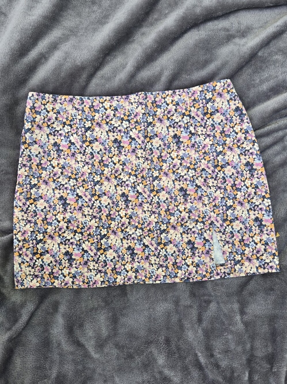 wild fable Floral Mini Skirt in Navy, Pink, Yellow